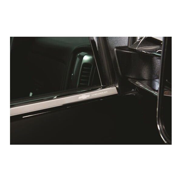 Putco WINDOW TRIM (GM LICENSED ETCHING) 14-18 SILVERADO/SIERRA 1500/15-19 25 97508GM - main